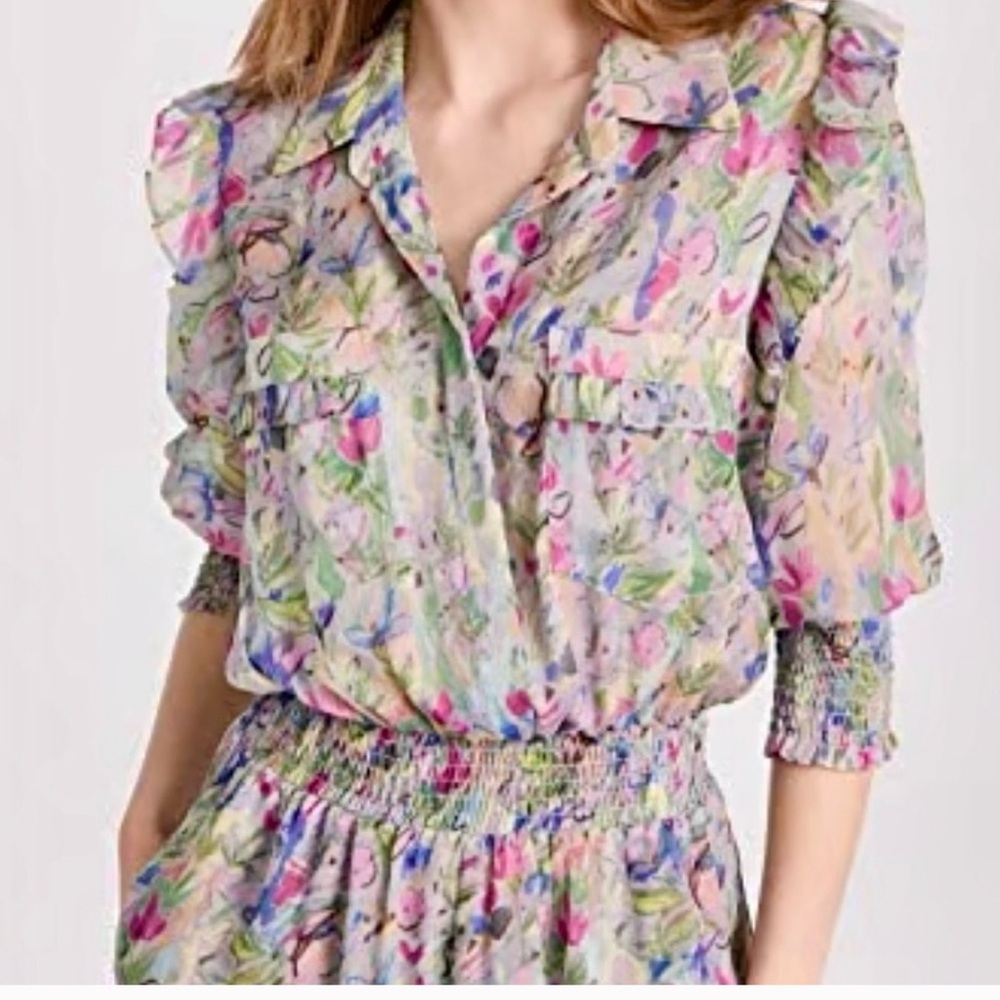 MISA SZ SMALL Floral Multicolor Dress
